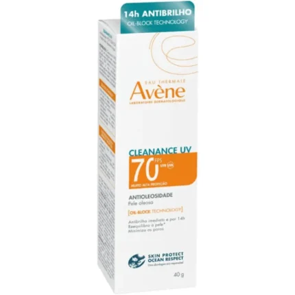 Eau Thermale Avène Cleanance Protetor Solar Uv Antioleosidade Fps70 40g